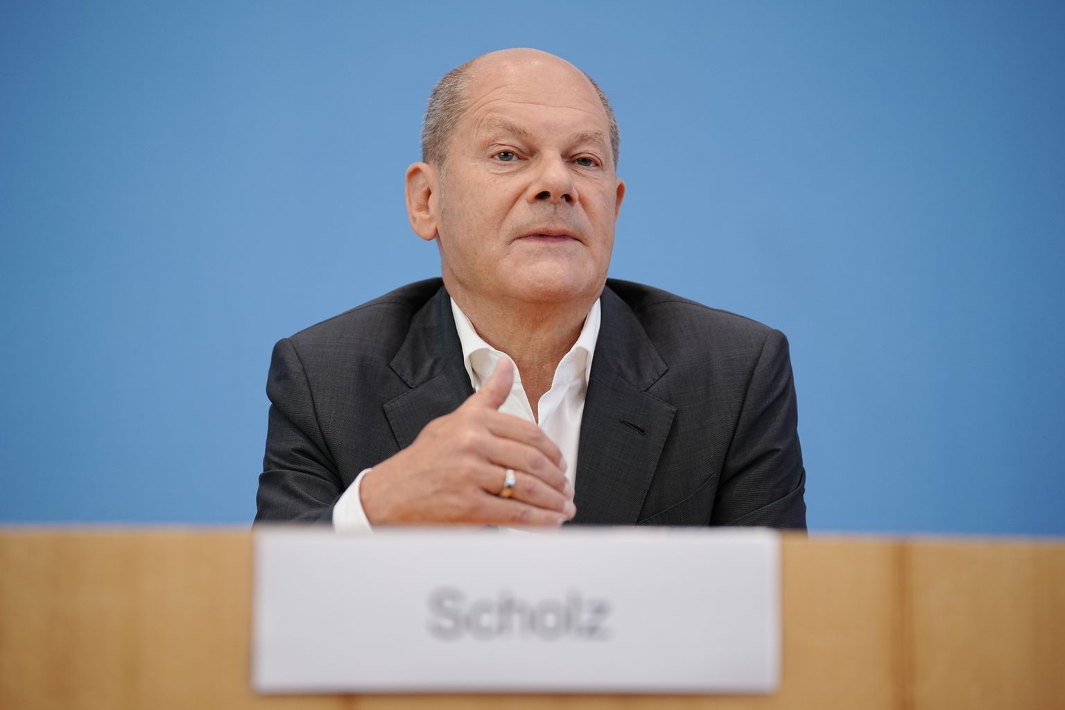 Vācijas kanclers Olafs Šolcs.