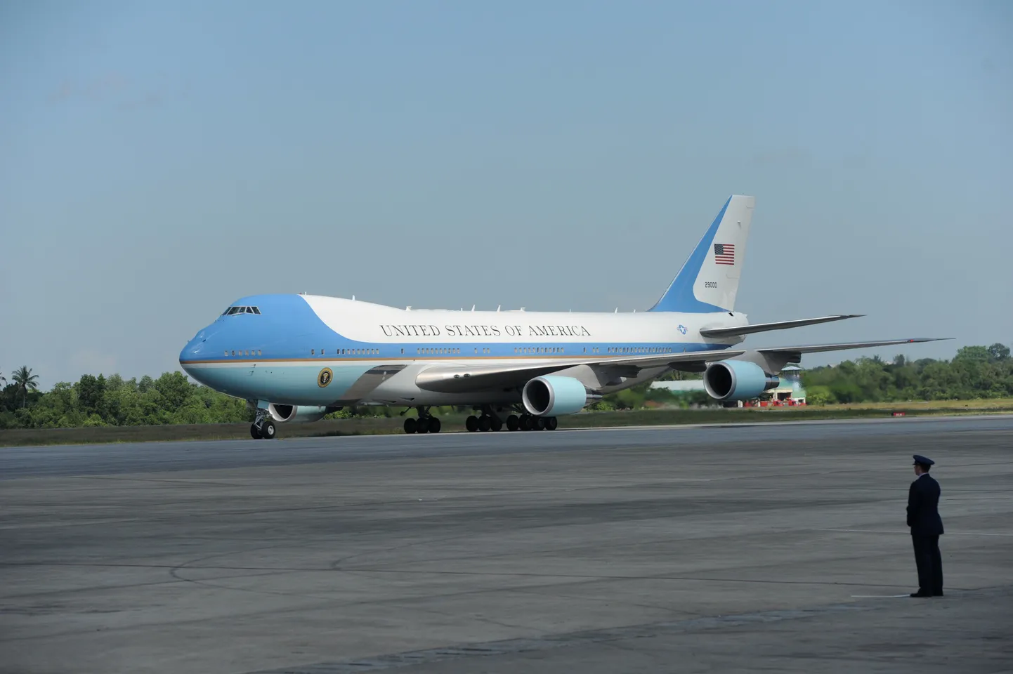 USA presidendi Barack Obama lennuk