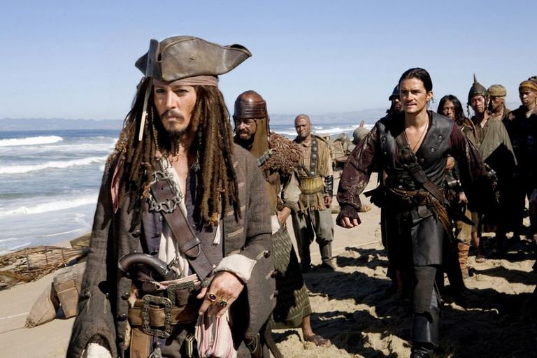 Johnny Depp kapten Jack Sparrow’ rollis filmis «Kariibi mere piraadid: Maailma lõpus»