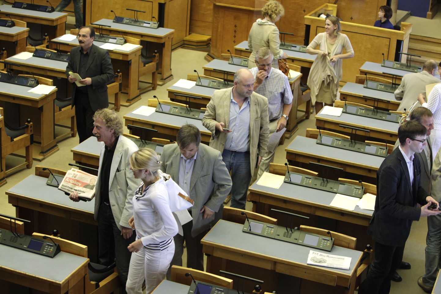 Riigikogu 12. koosseis lõpetas kevadise istungjärgu.