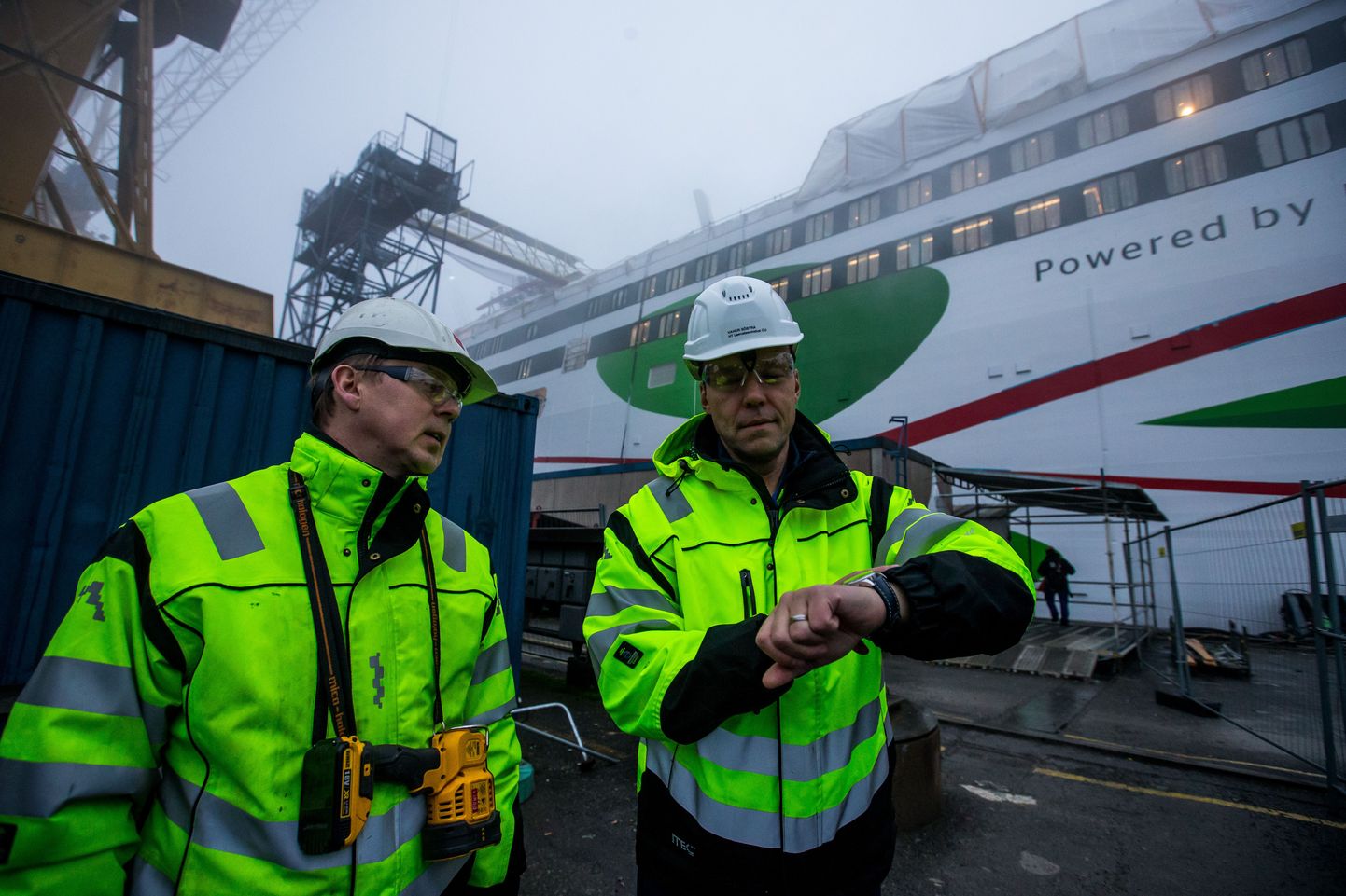 Tallink Megastari ehitus Meyeri laevatehases Turus möödunud novembris