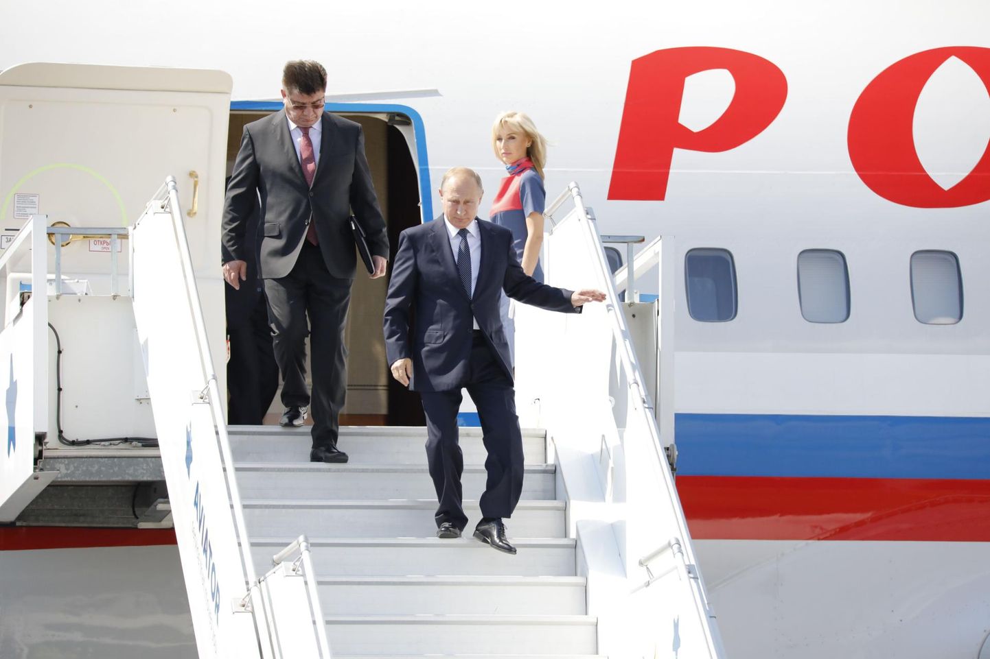 Putin saabus Helsingisse.