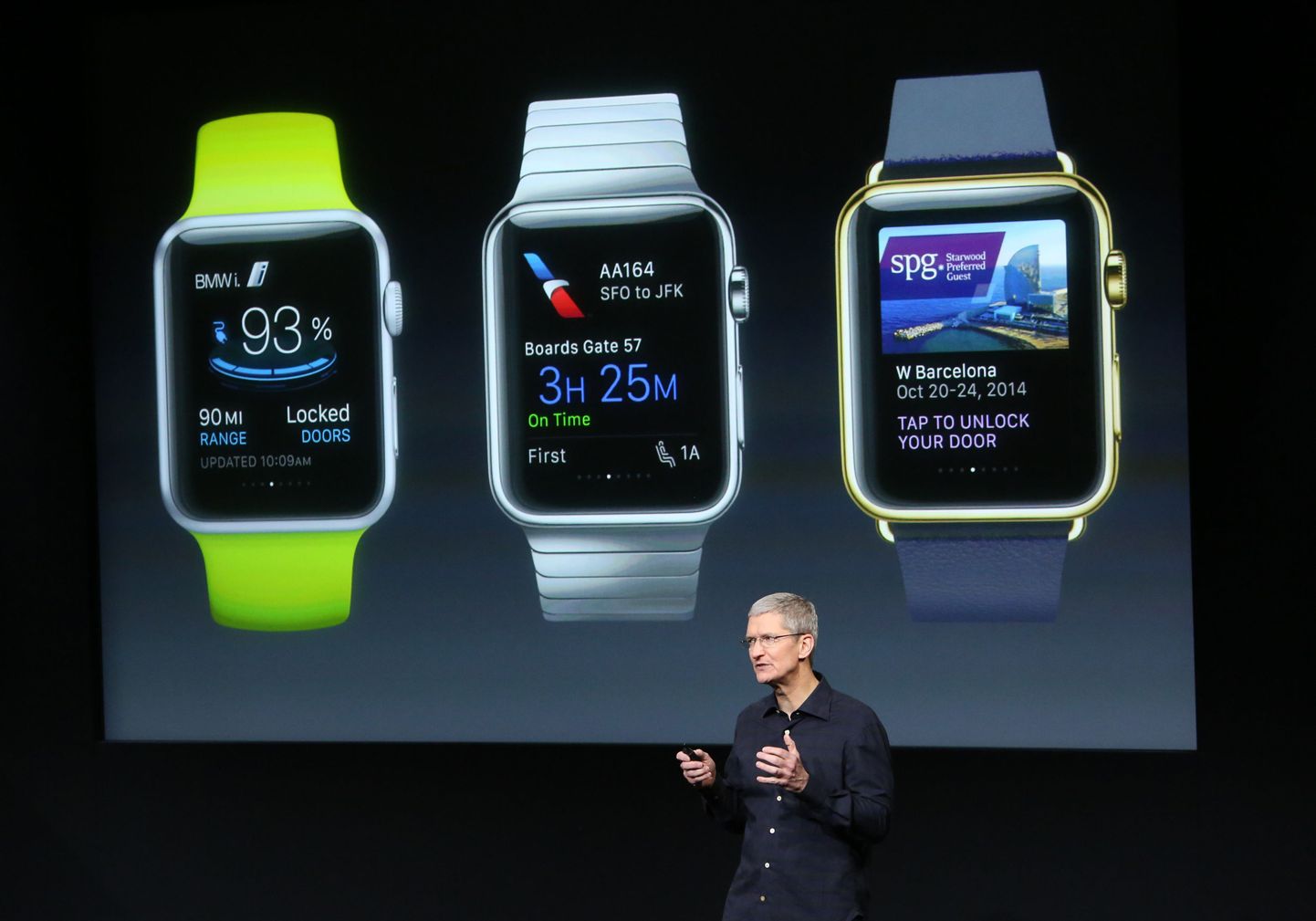Esimest korda demonstreeris Apple'i nutikelli tegevjuht Tim Cook eelmise aasta sügisel.