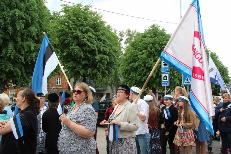 Eesti lipu päeva tähistamine Otepääl