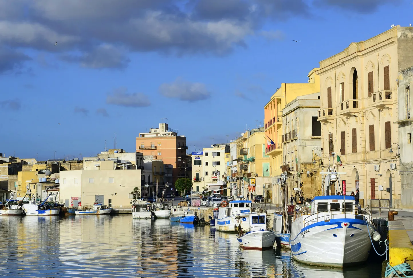 Kalastuspaat Mazara del Vallos, Sitsiilias.