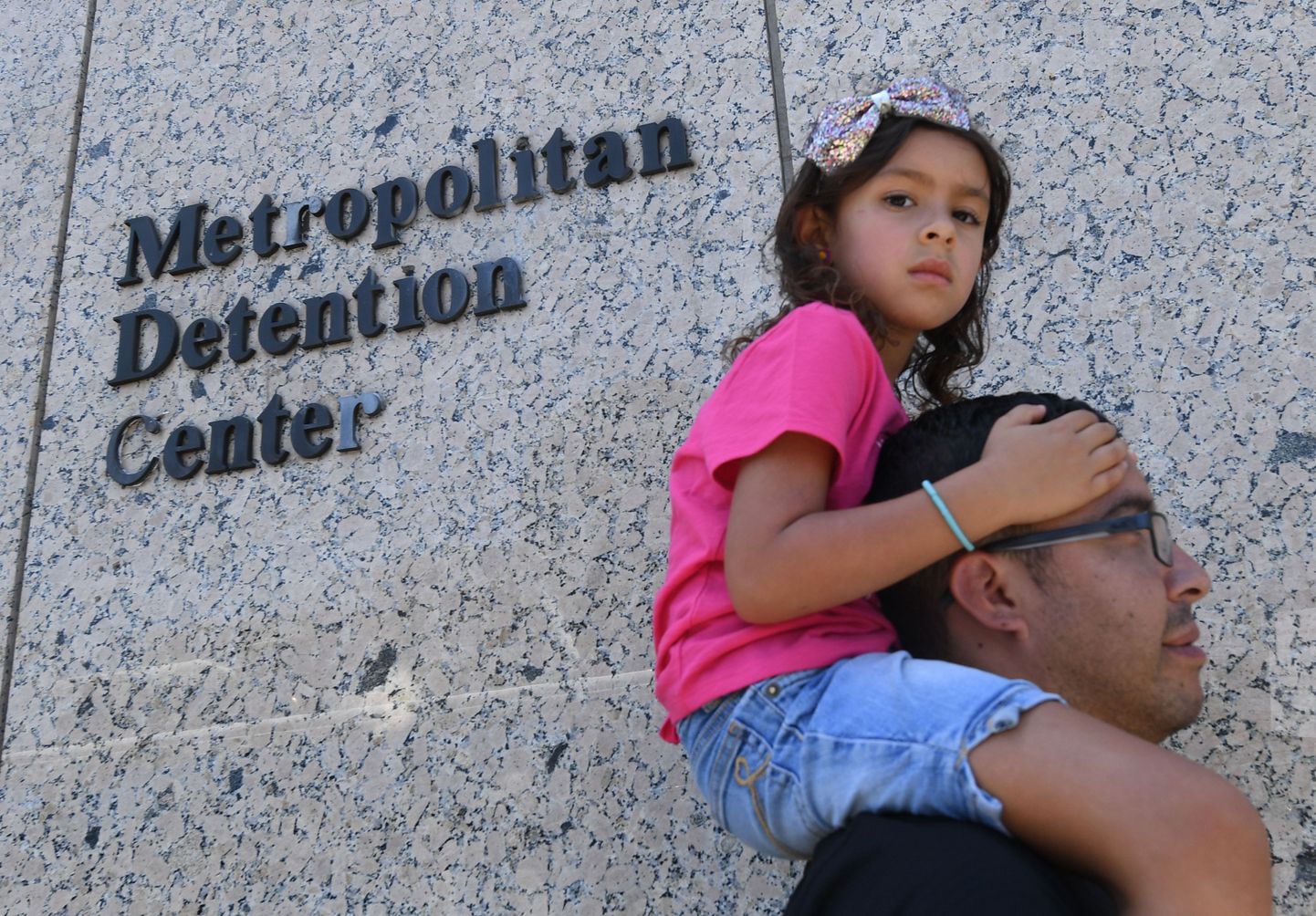 Laste eraldamise vastased meeleavaldajad Los Angelesis.


 / AFP PHOTO / Mark RALSTON