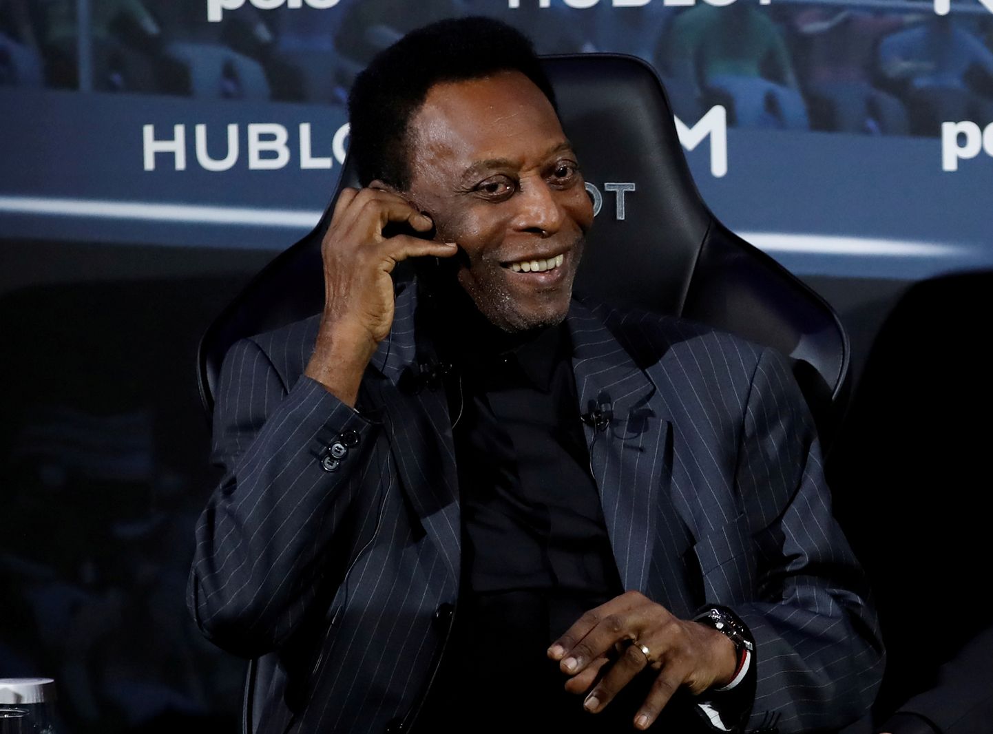 Braiilia jalgpallilegend Pelé 2019. aasta aprillis Pariisis