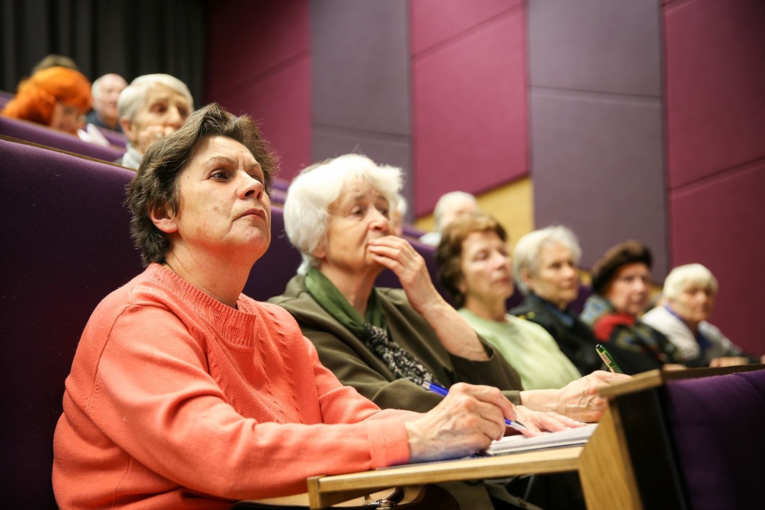 Лекции университета для старшего поколения проводятся в Нарве с 2013 года.