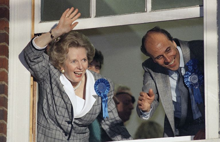 Margaret Thatcher 1987, mil Briti konservatiivid said valimisvõidu.