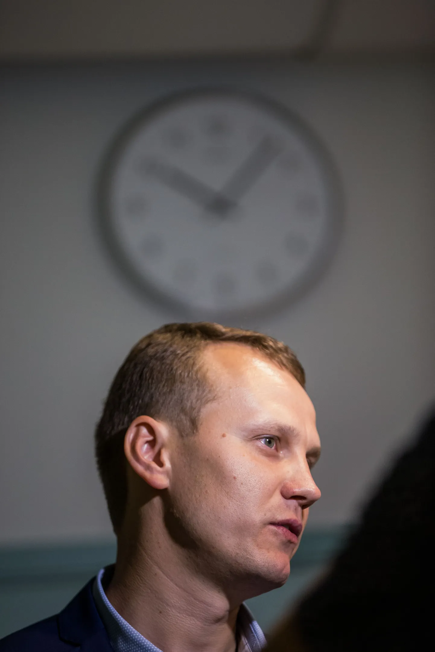 Keskerakonna endine peasekretär Priit Toobal Harju maakohtus.
