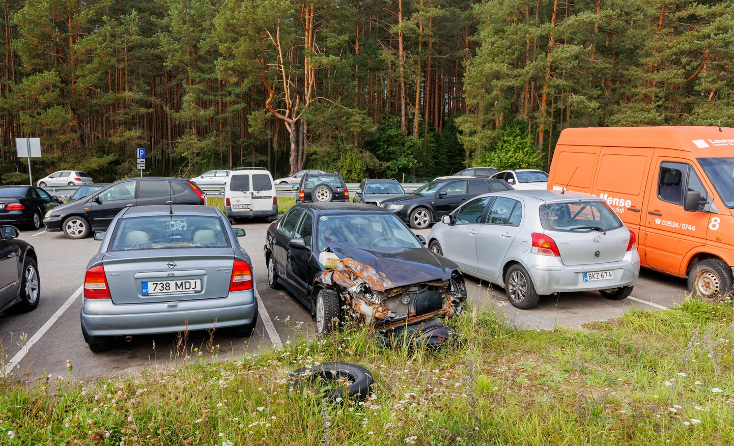 Koidula piiripunktis 13. septembril autodest puudust ei olnud.