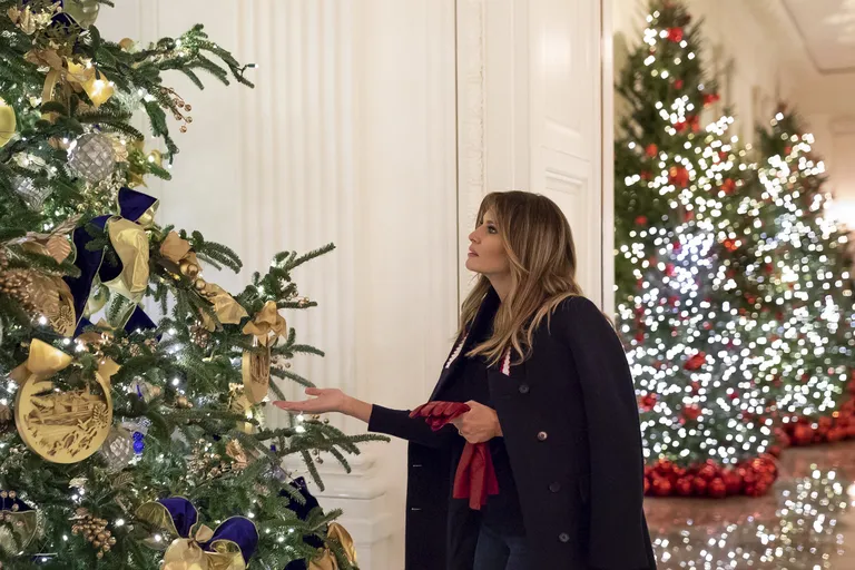 Esileedi Melania Trump tehtud tööle oma hinnangut andmas