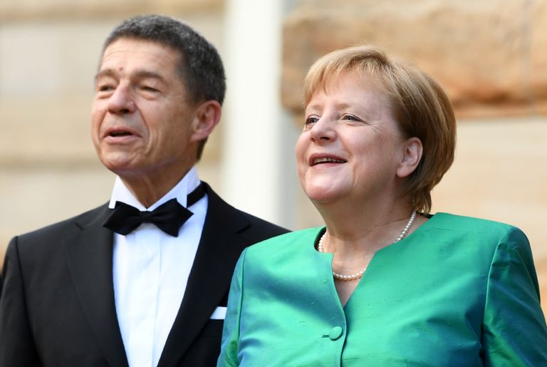 Angela Merkel ja ta abikaasa Joachim Sauer