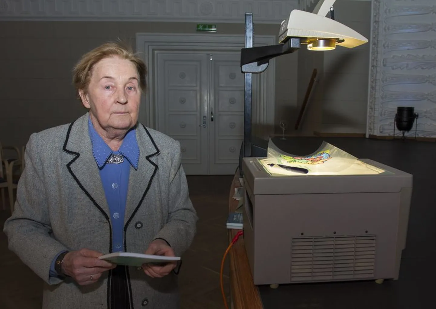 Emeriitprofessor Selma Teesalu kiitis Viljandimaa toiduvõrgustiku OTT aastapäevaseminaril kodumaiseid toiduaineid.