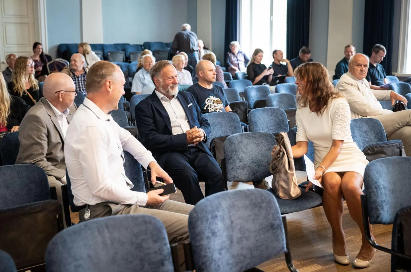 Harju Elektri aktsionärid peaksid majandustulemustega rahul olema. Fotol aktsionäride üldkoosolek Keila kultuurikeskuses eelmise aasta juunis.