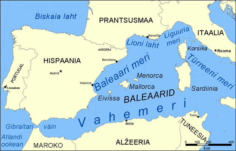 Mallorca kaardil