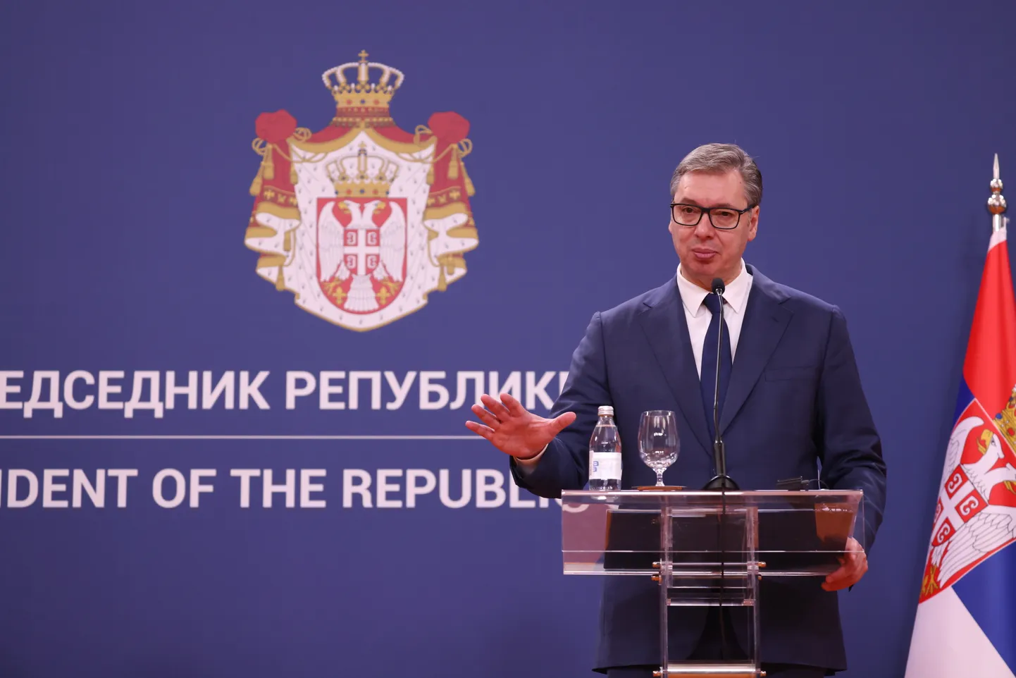 Serbia president Aleksandar Vučić.