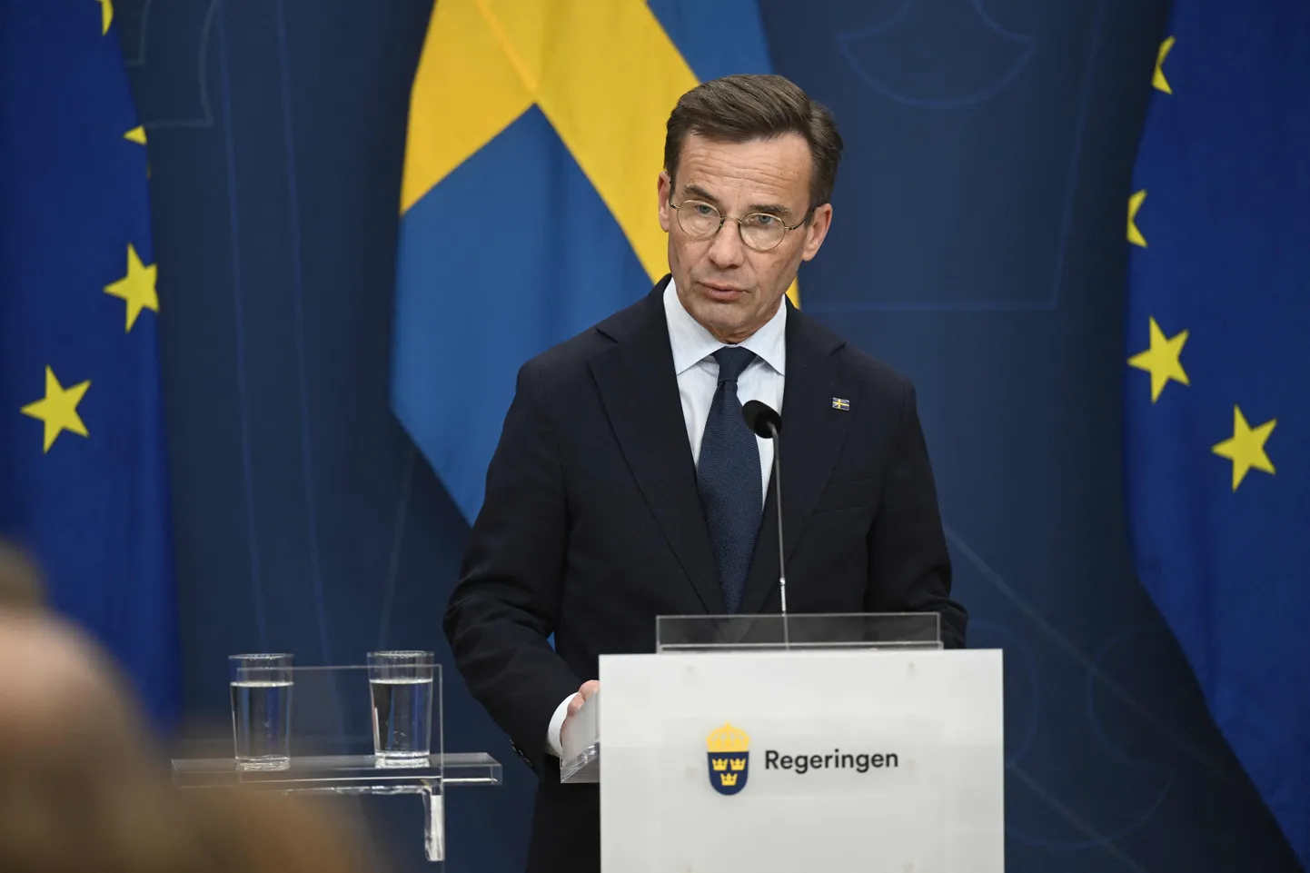 Rootsi peaminister Ulf Kristersson.
