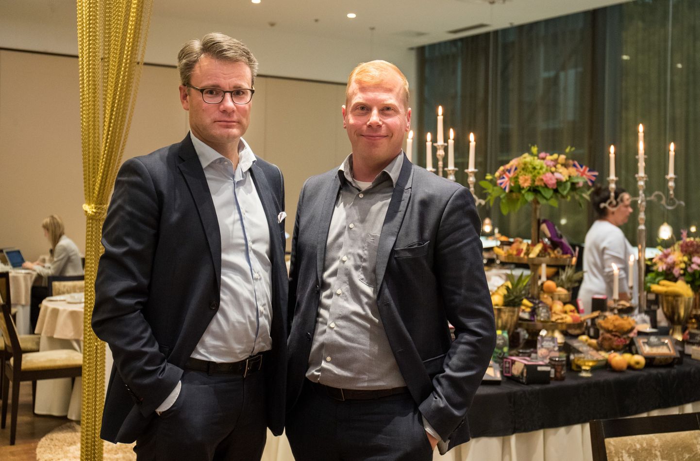 Prisma emaettevõtte SOK tegevdirektor Jorma Vehviläinen (vasakul) ja 
Prisma Peremarket AS tegevdirektor Jussi Nummelin oma plaani edus ei kahtle.