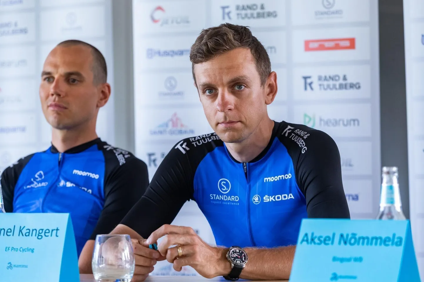 Rein Taaramäe (vasakul) ja Tanel Kangert.