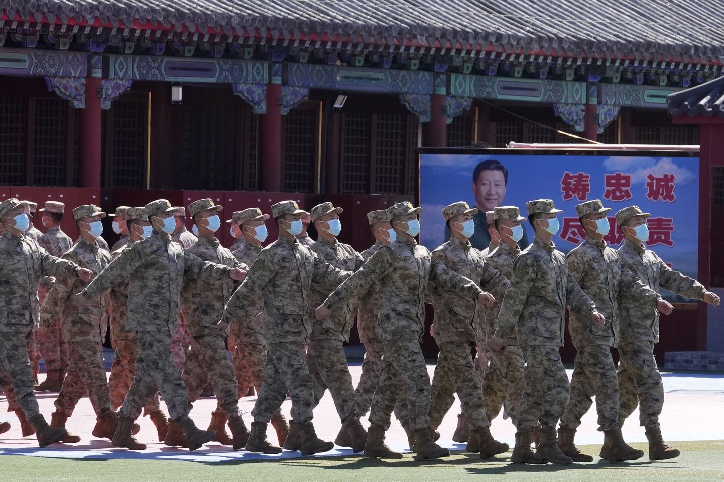 Hiina sõjaväelased.