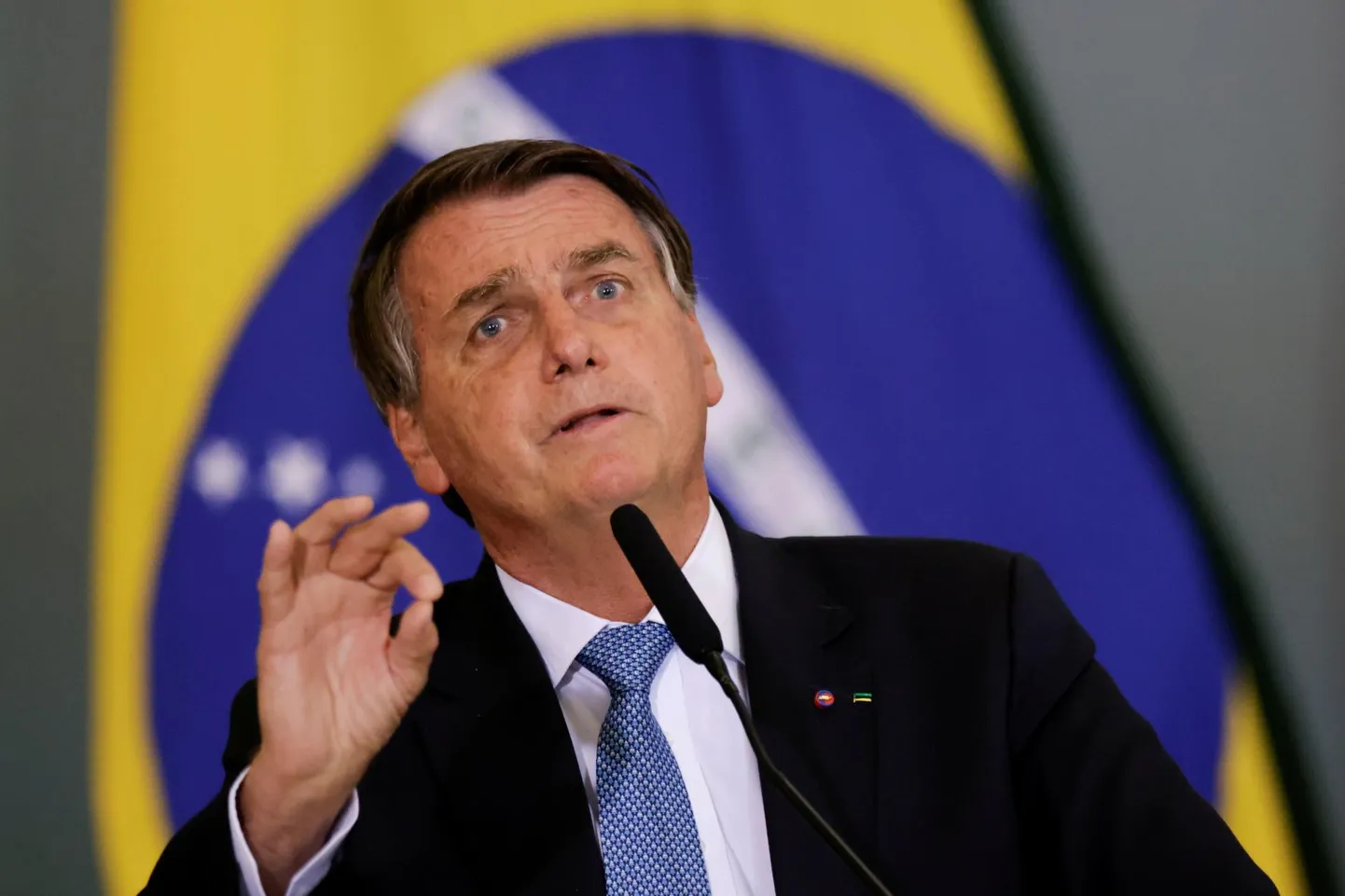 Brasiilia president Jair Bolsonaro.