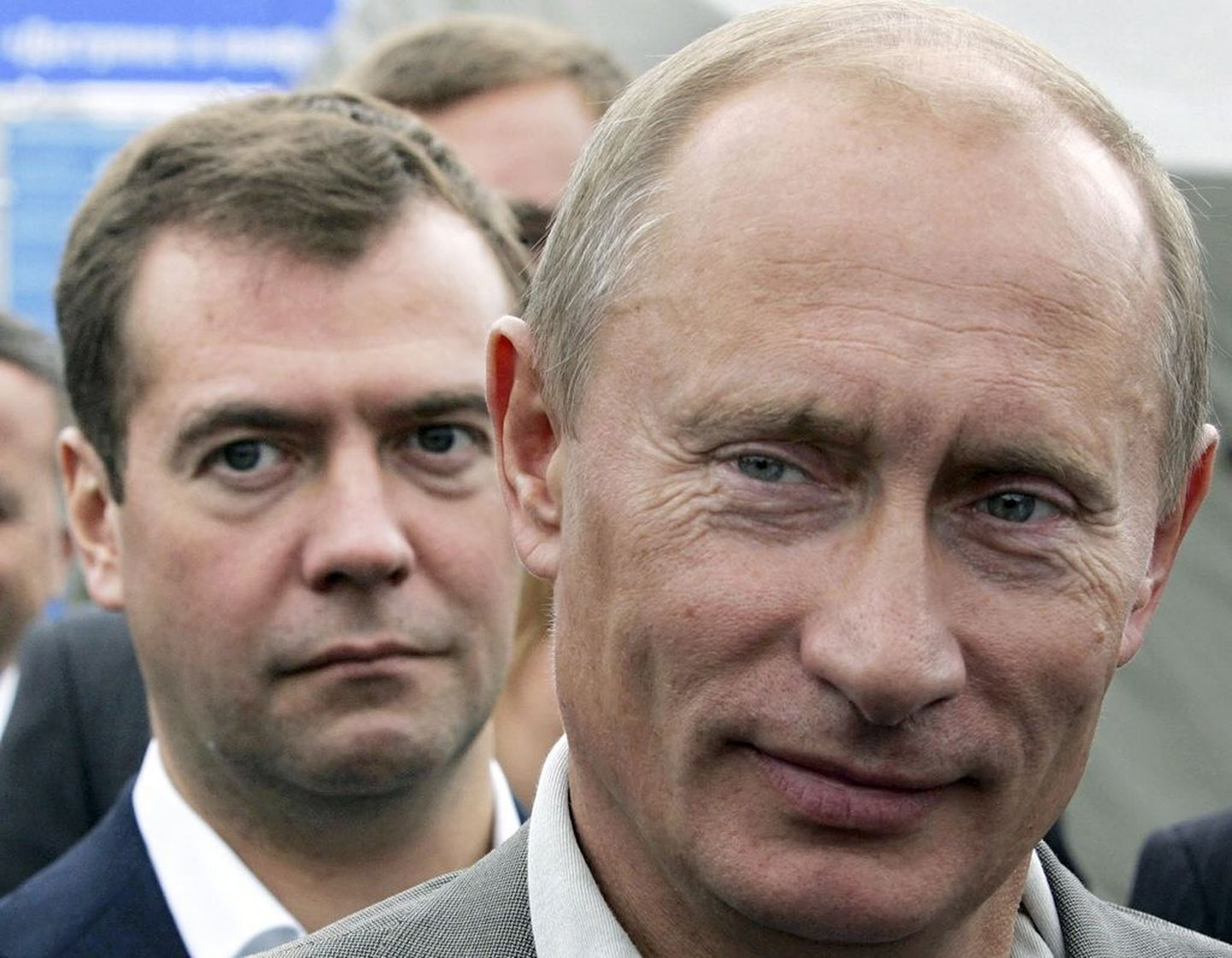 Vladimir Putin ja Dmitri Medvedjev.