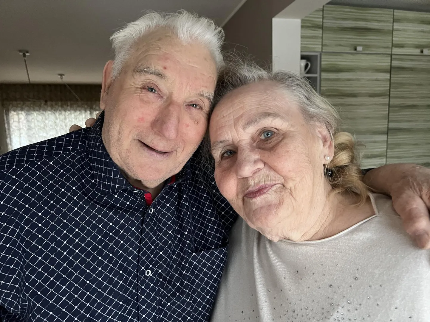 Ilme ja abikaasa Mihkel. Koos juba 62 aastat.