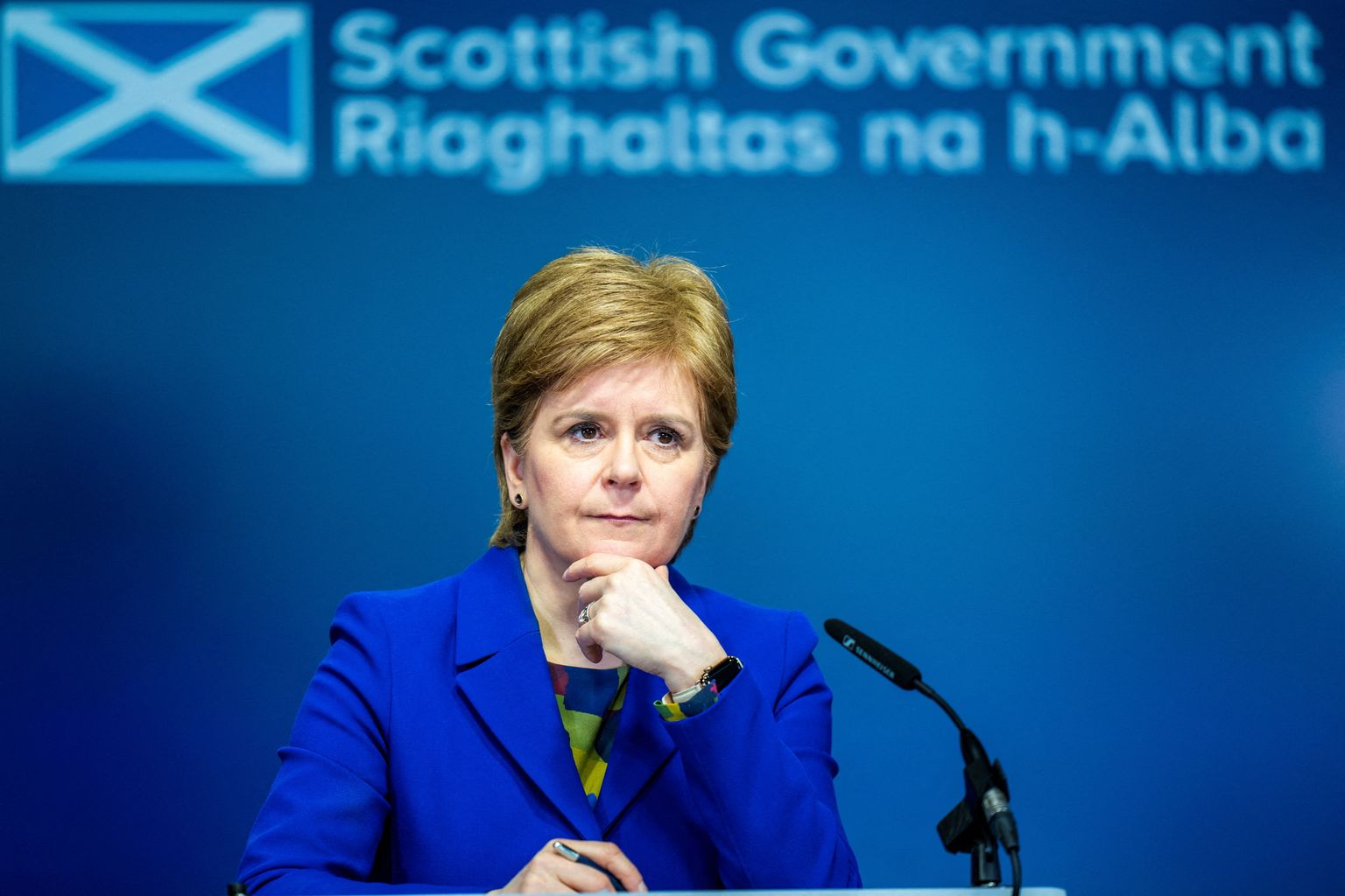 Šotimaa esimene minister Nicola Sturgeon tänavu jaanuaris.