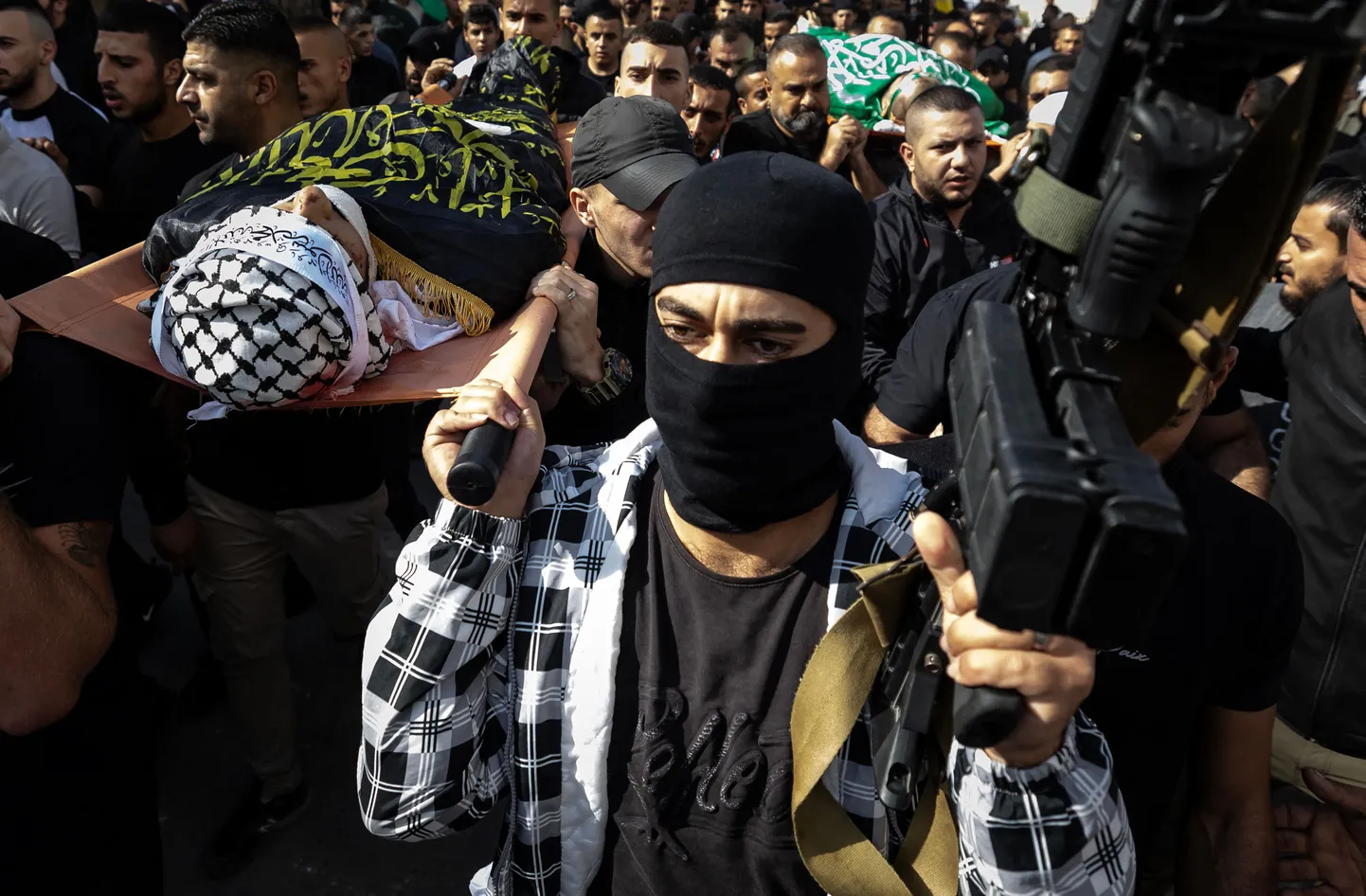 Palestiina sõjaväerühmituse Islamidžihaad toetaja. Foto on illustratiivne.