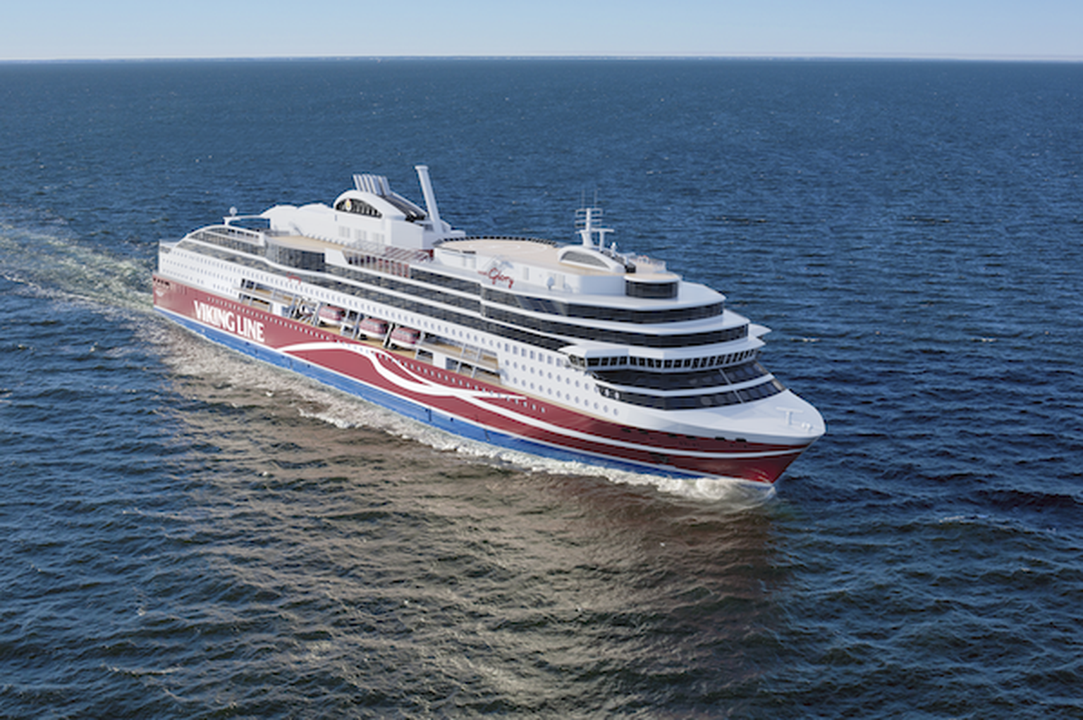 Viking Glory on uus LNG-kütust kasutav reisiparvlaev, mis jõuab Turu-Ahvenamaa-Stockholmi liinile 2021. aasta lõpus