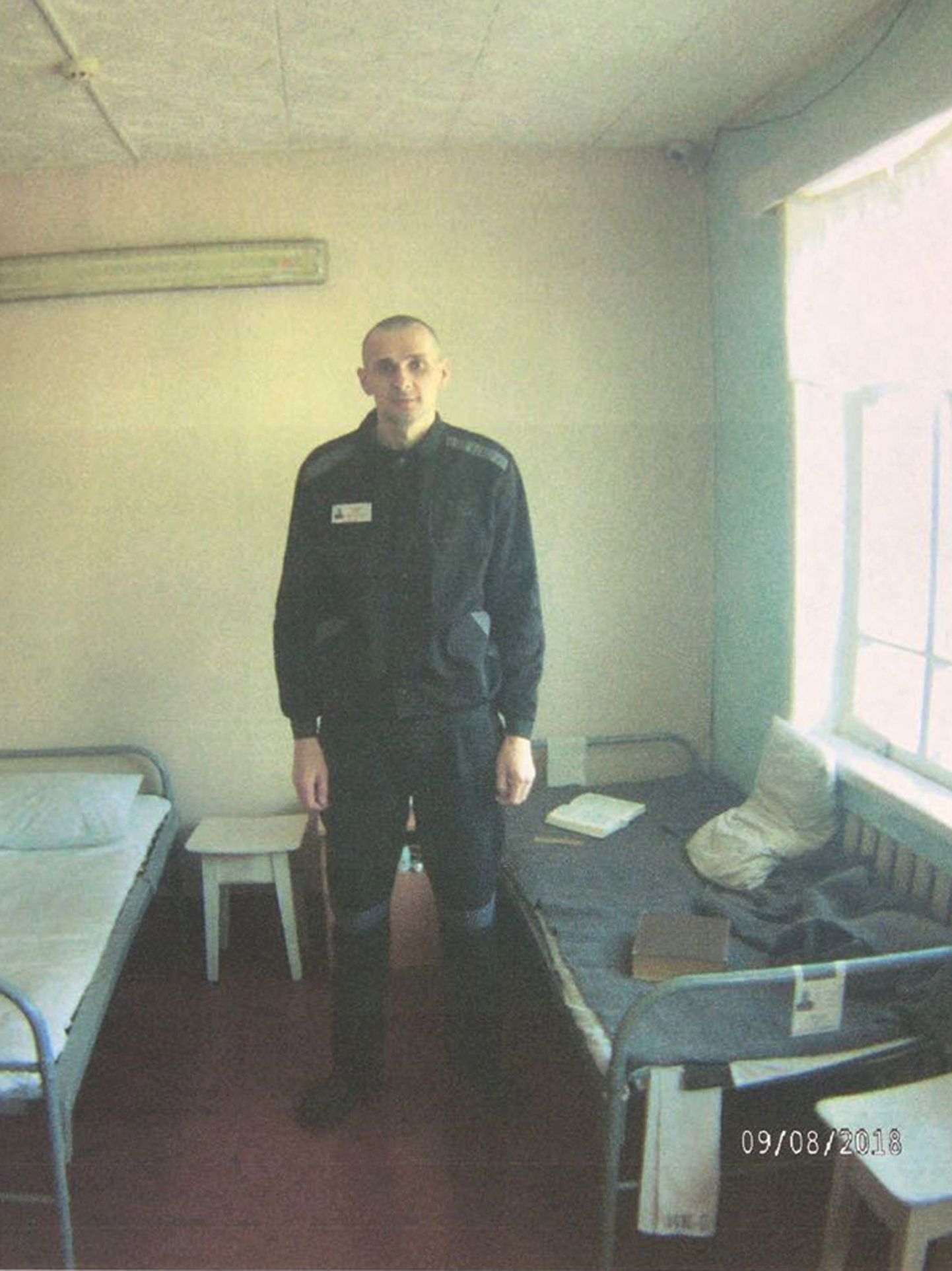 Vene vanglaameti tehtud pilt Oleg Sentsovist selle aasta 9. augustil.