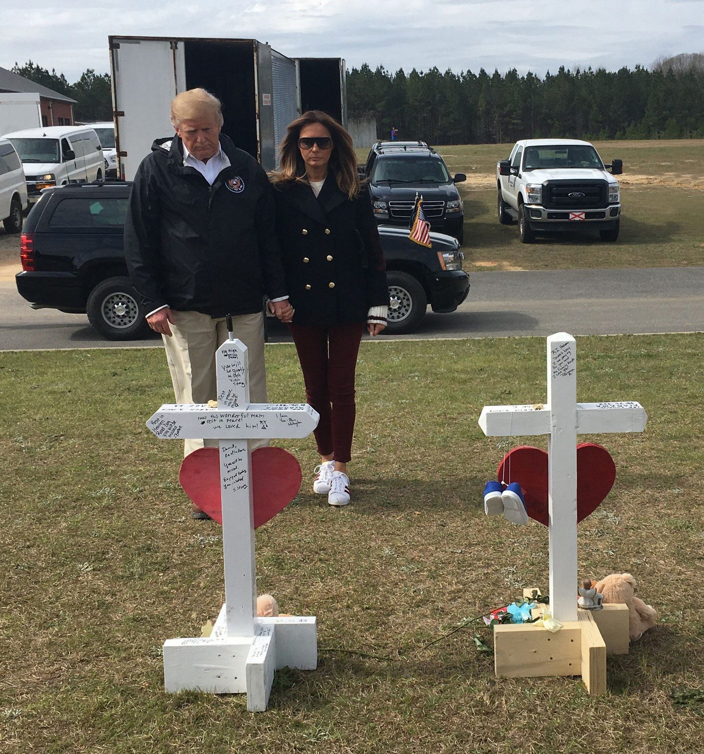 Donald ja Melania Trump 8. märtsil Alabamas