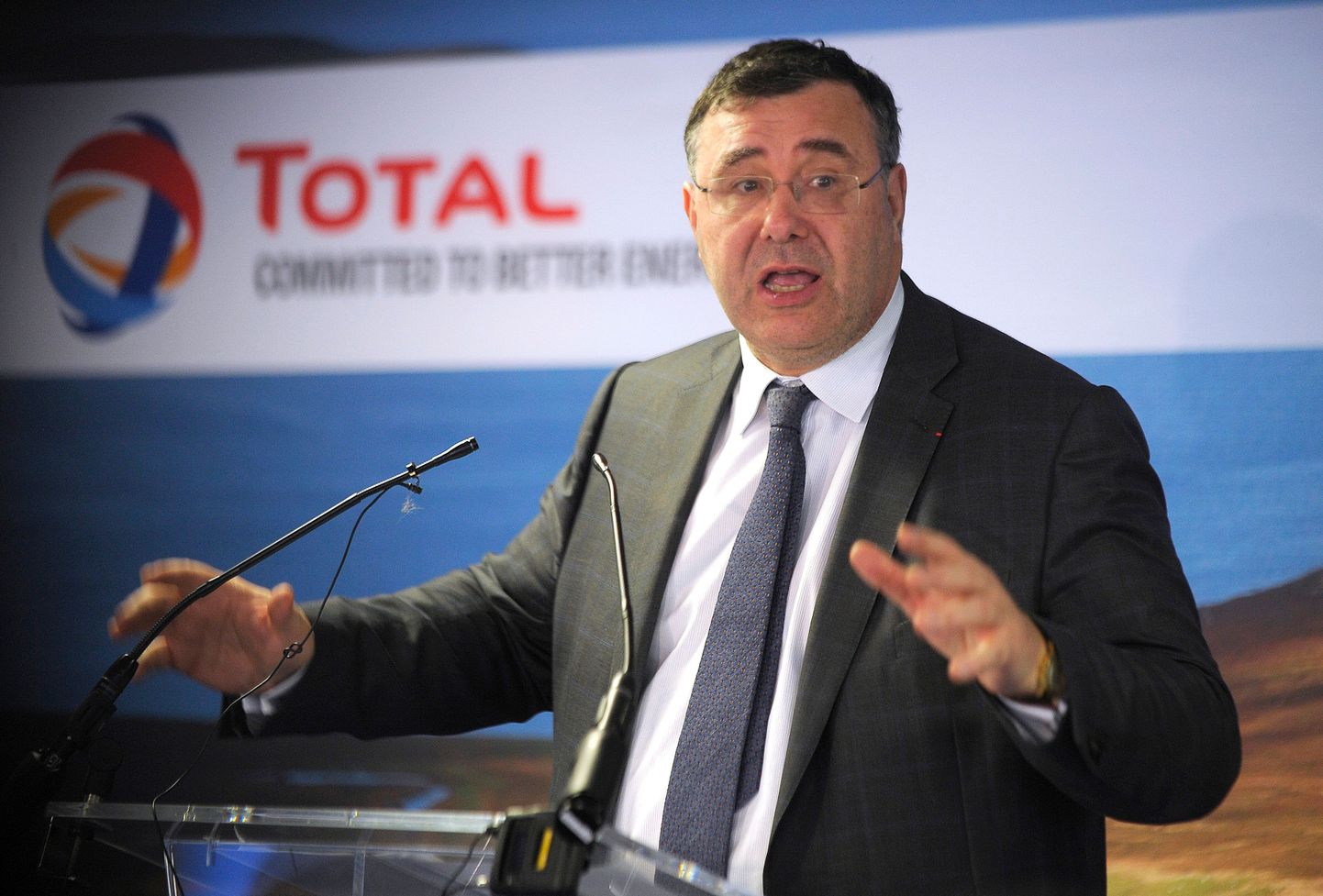 Prantsusmaa energiafirma Total juhatuse esimees Patrick Pouyanné.