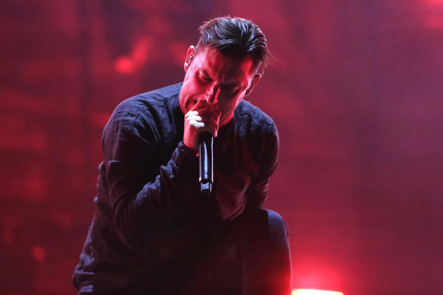 Parkway Drive’i solist Winston McCall 2019. aastal Wacken Open Airil.  FOTO: Torsten Gadegast / Imago Images / Future Image / Scanpix