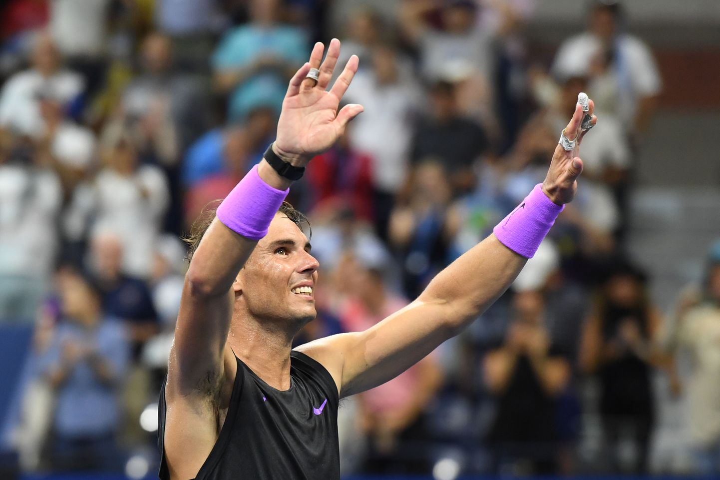 2019. aasta USA lahtiste meesüksikmängu võitja Rafael Nadal.