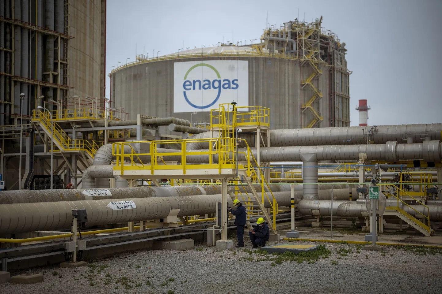 Enagasi LNG terminal Barcelonas, mis on Euroopa suuirm.