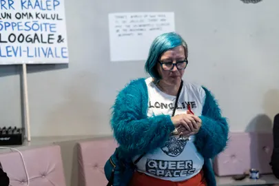 Legendaarne feminist, aktivist ja kunstnik Mare Tralla.