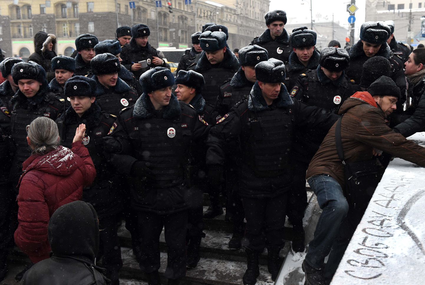 Российская полиция. Иллюстративный снимок.