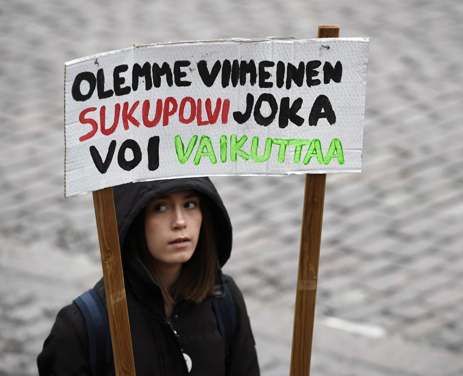 Noore kliimaprotestija sõnum Helsingis: «Oleme viimane põlvkond, kes saab mõjutada.»