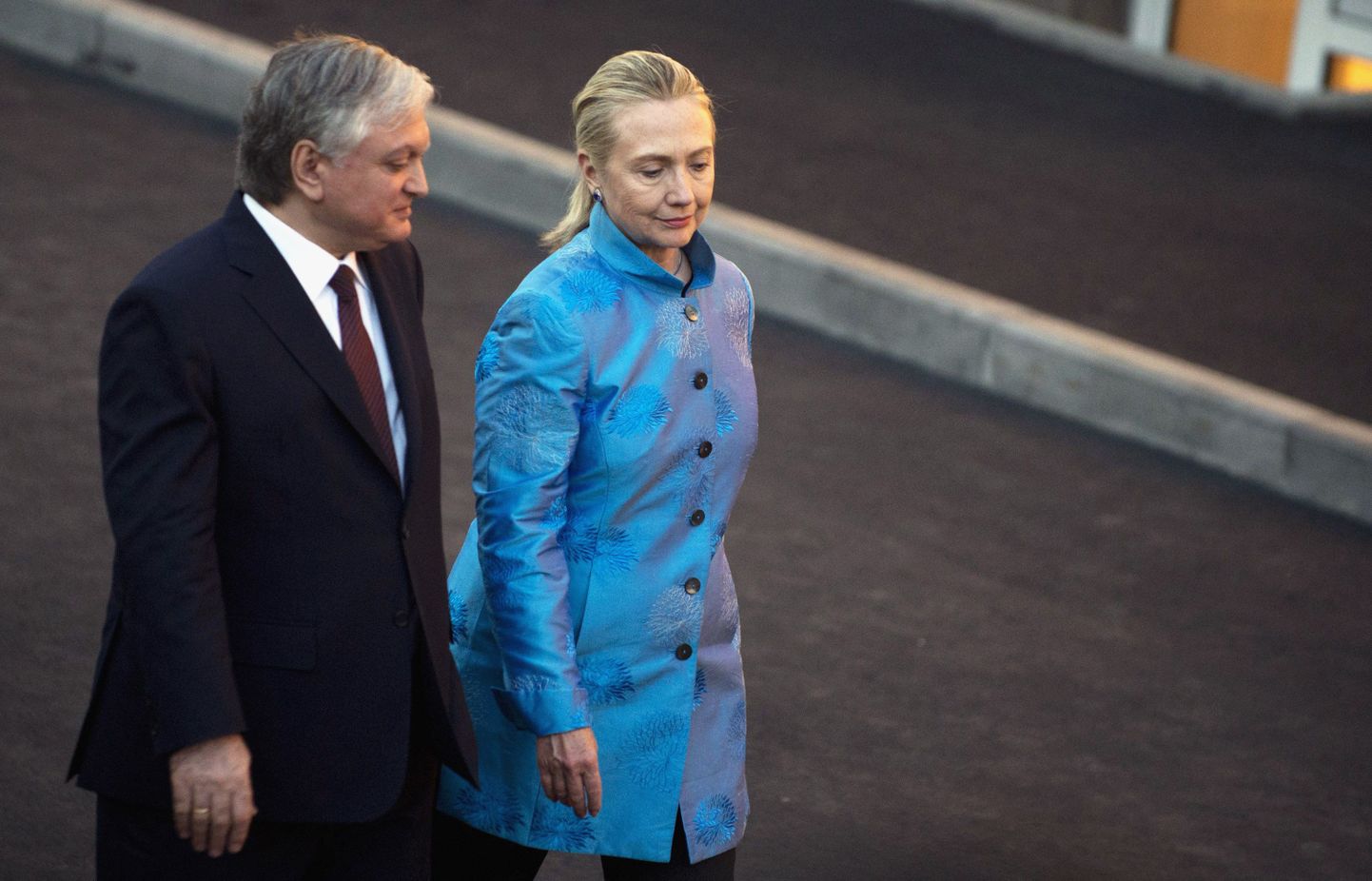USA välisminister Hillary Clinton koos Armeenia kolleegi Eduard Nalbandjaniga eile.