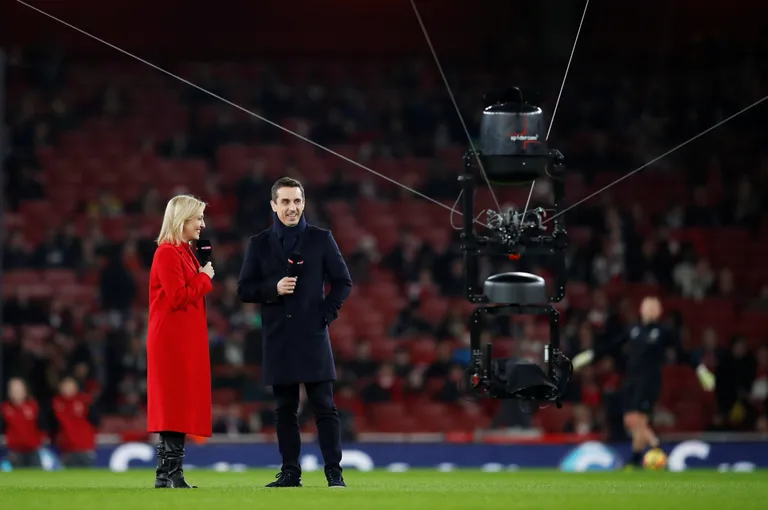 Gary Neville eilse mängu otsestuudios.