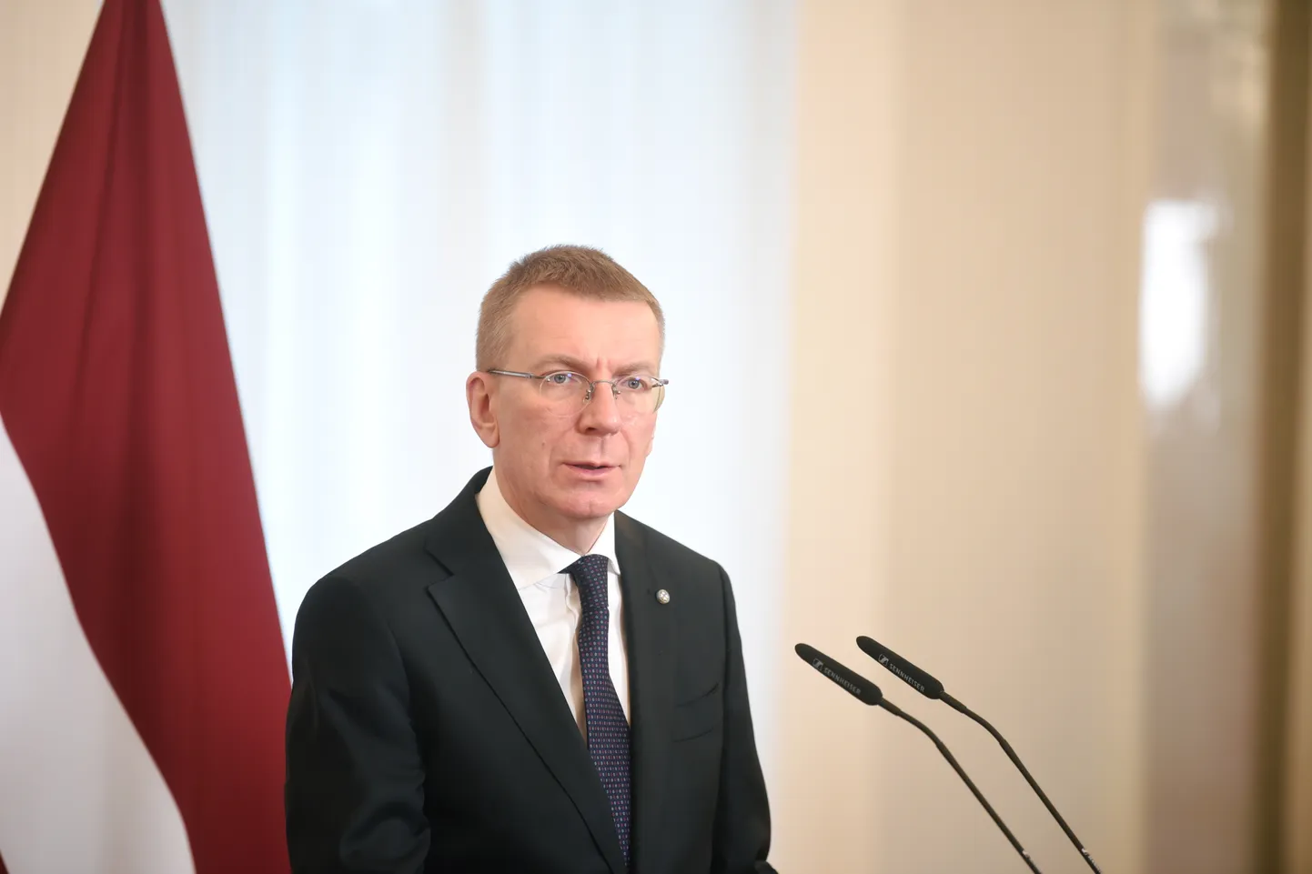 Президент Латвии Эдгар Ринкевич.