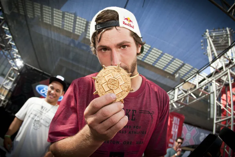 BMX-rattur Garrett Reynolds X-mängude kuldmedaliga.