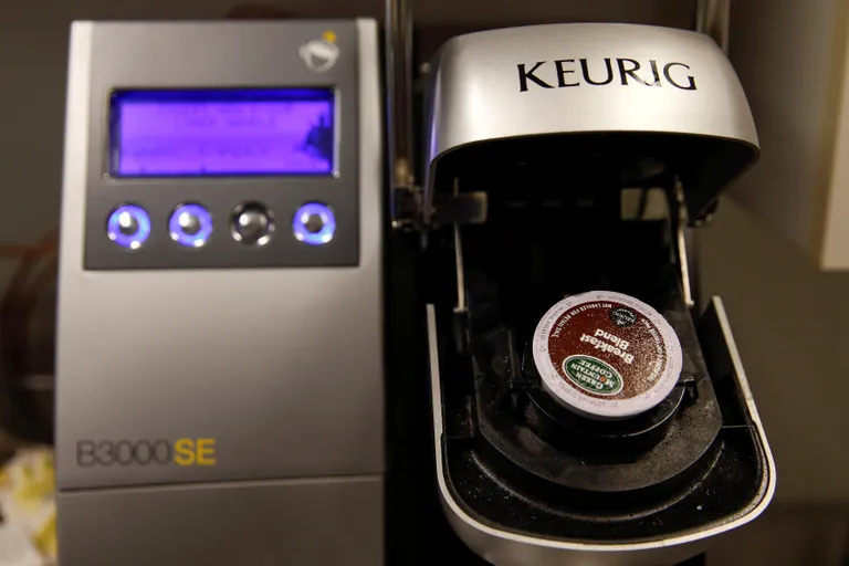 Keurigi kohvimasin. Pilt on illustreeriv