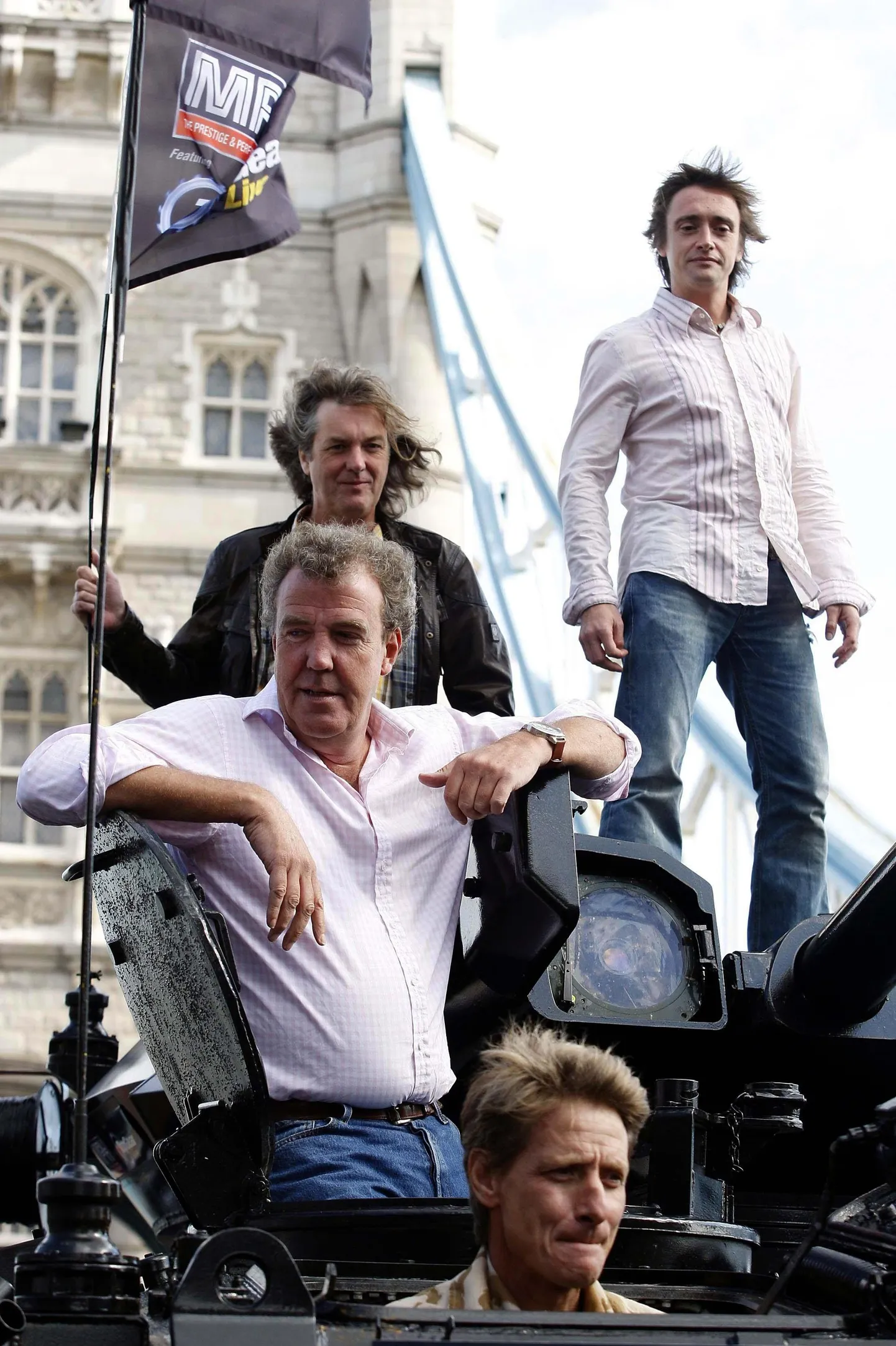 Jeremy Clarkson, James May ja Richard Hammond