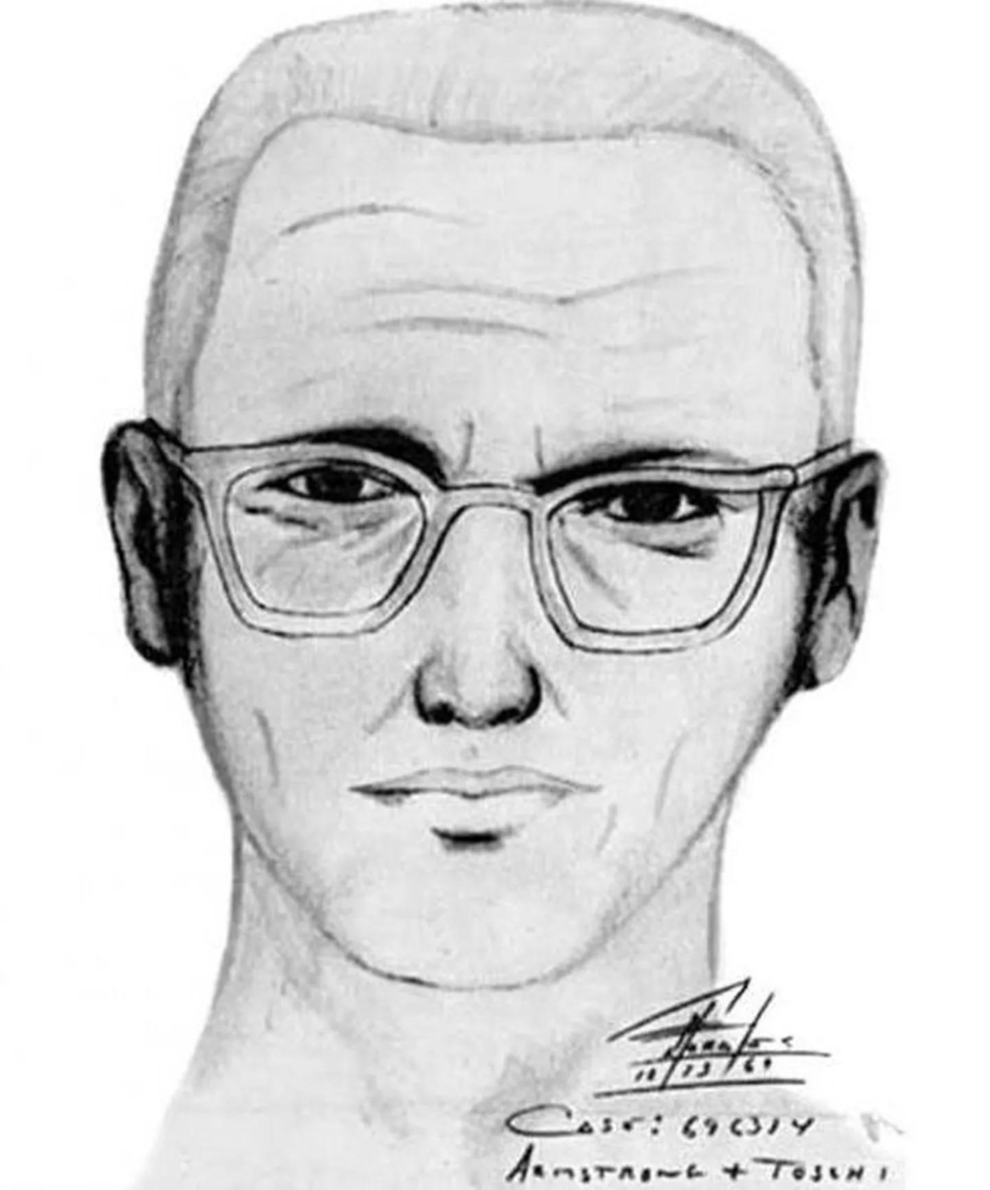 Politseijoonistus Zodiac Killerist