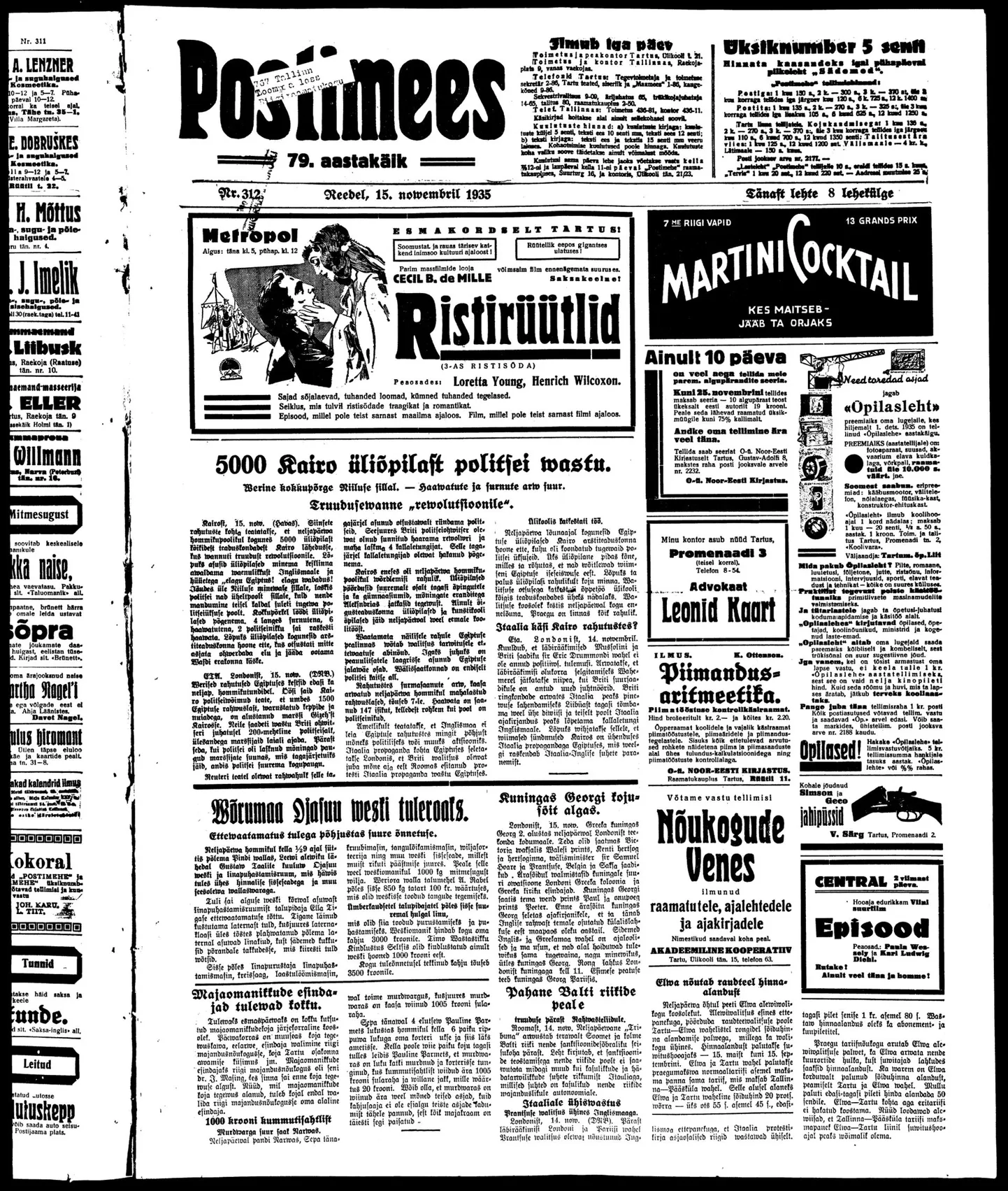 PM 15.11.1935