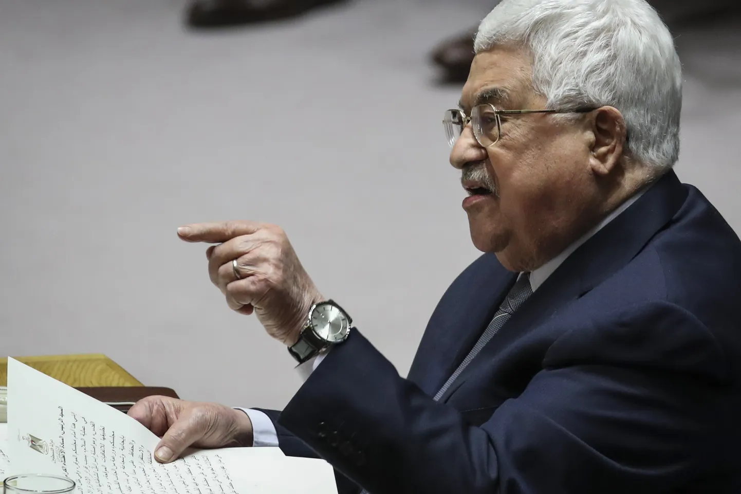Mahmoud Abbas.