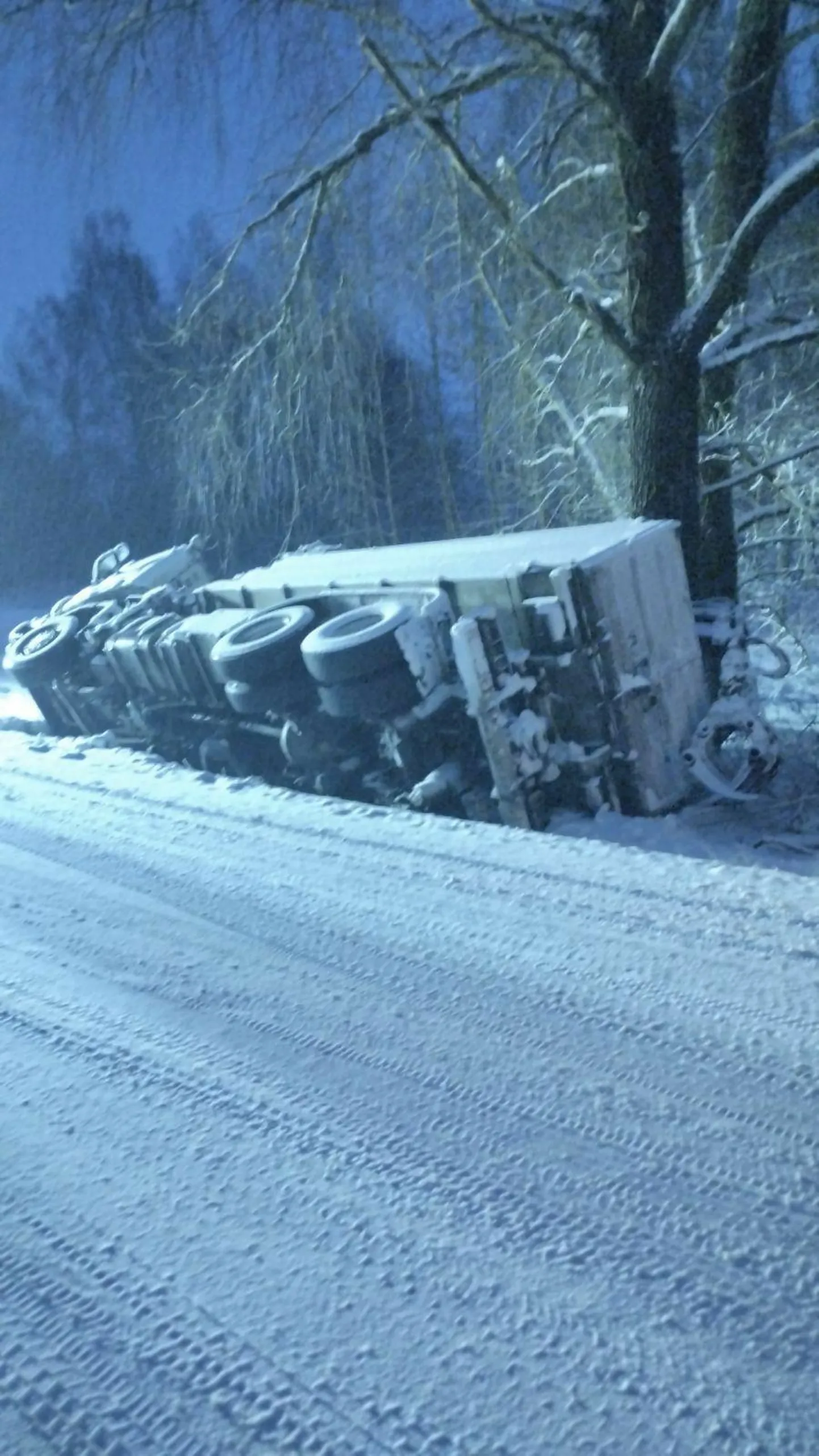Egesteni Scania Jäneda–Lehtse–Tapa maantee ääres kraavis.